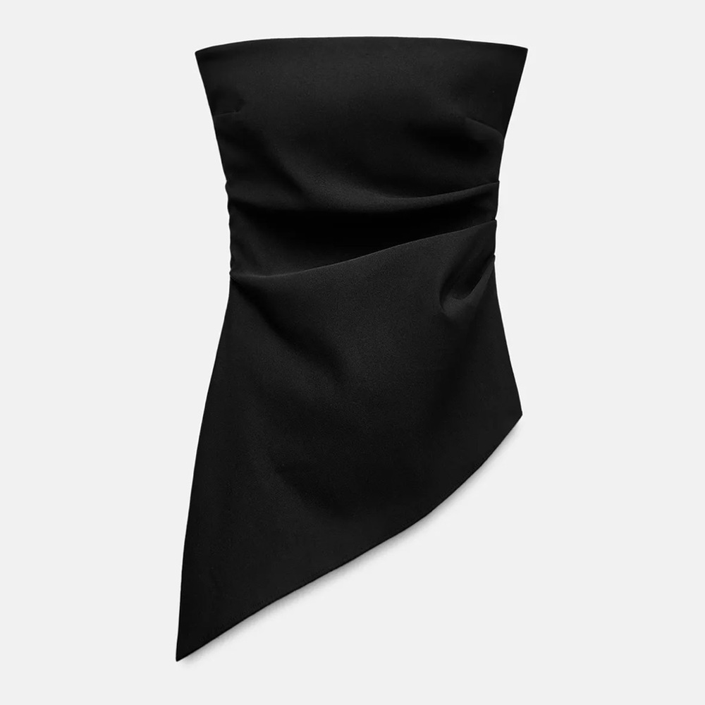 Zara Black Strapless Top